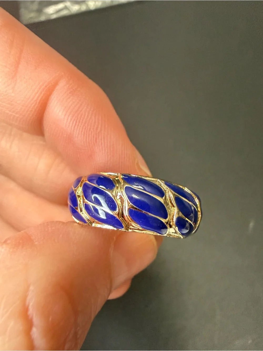 Lapis and Gold Ring